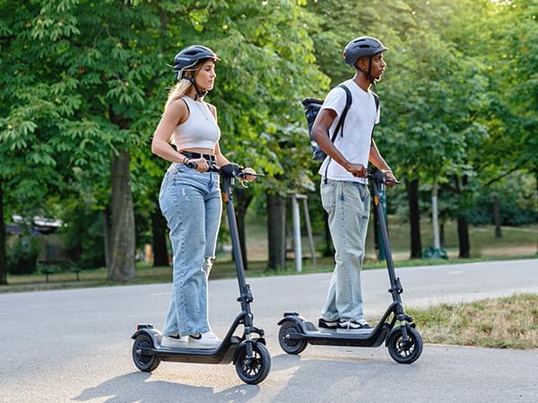 100P/100F/300P/300X Electric Scooter Adult - E Scooter with Suspension, 600-1000W Peak Power