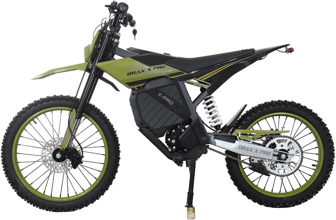 Electric Dirt Bike,Mid- Drive Motor, 55 Mph Max Speed, 72V 30AH