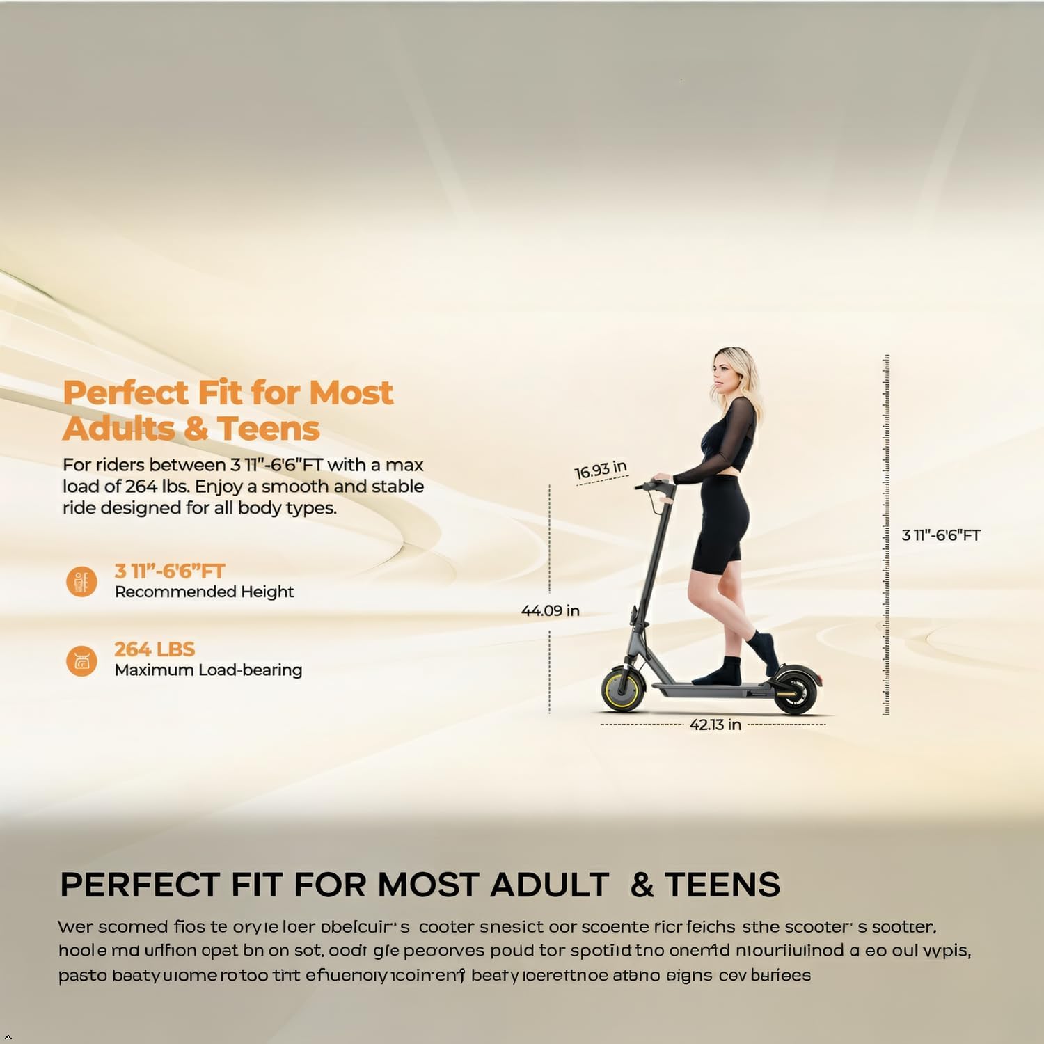 Electric Scooter for Adults，Top Speed 19/22 MPH，Range 19/22/28 Miles，8.5”/10" Tires，E-Scooter with Dual Suspension for Commuting, APP Control