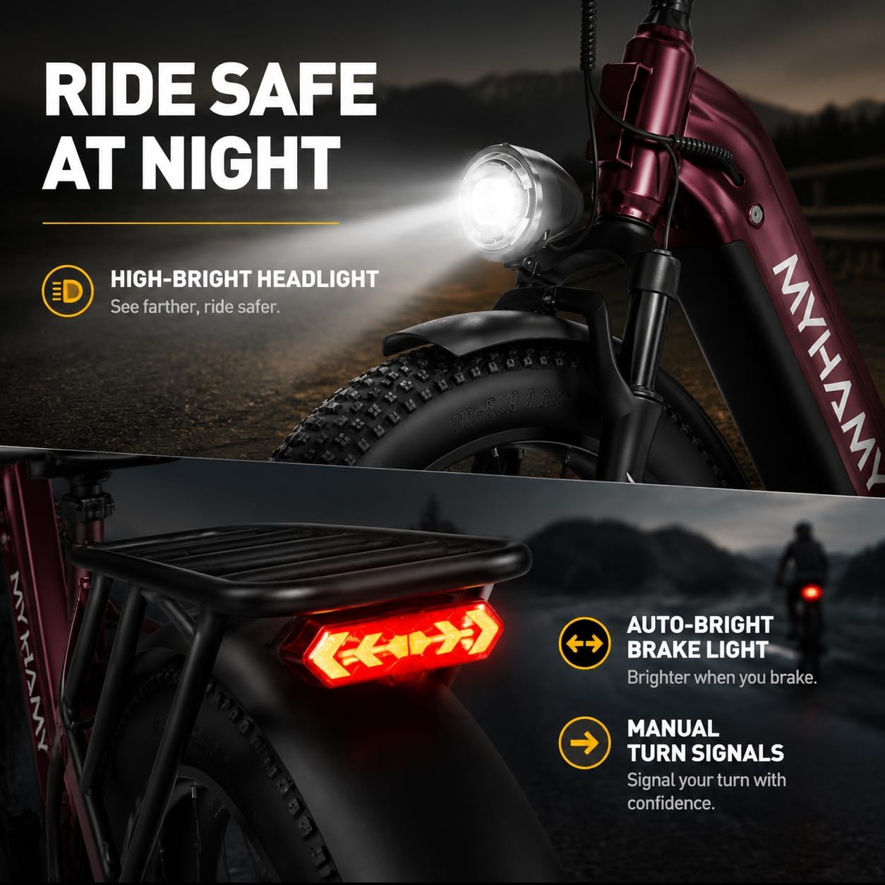 All-Terrain Step-Through Fat Tire Electric Bike - 110Nm Torque, 48V 18Ah, UL 2849 Certified, 85-Mile Range Off-Road Cruiser for Adults