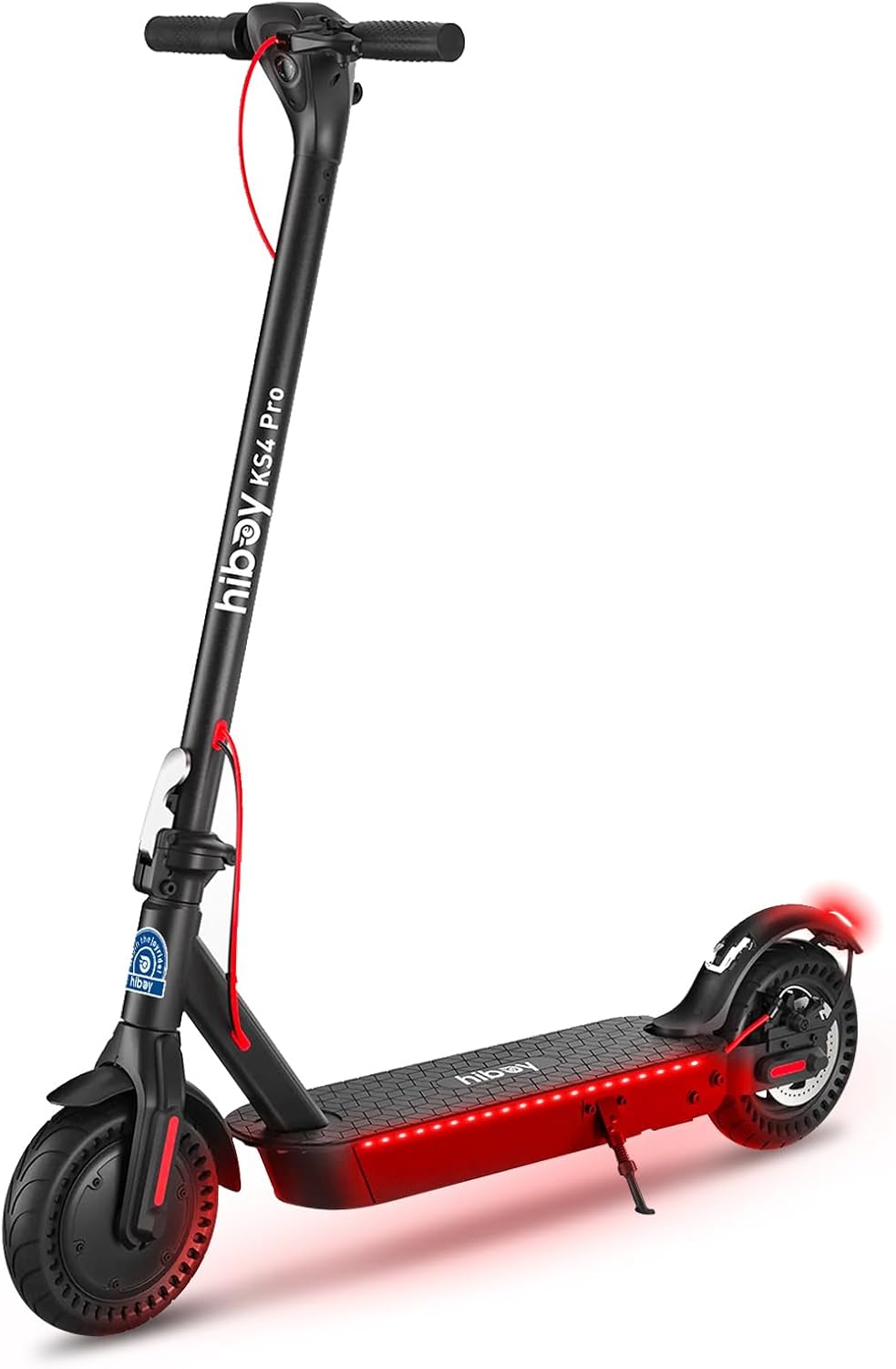 Electric Scooter, 500W Motor (750W Peak), 10" Honeycomb Tires, Up to 25 Miles Range, 19 MPH Foldable Electric Scooter for Adults with Hiboy App