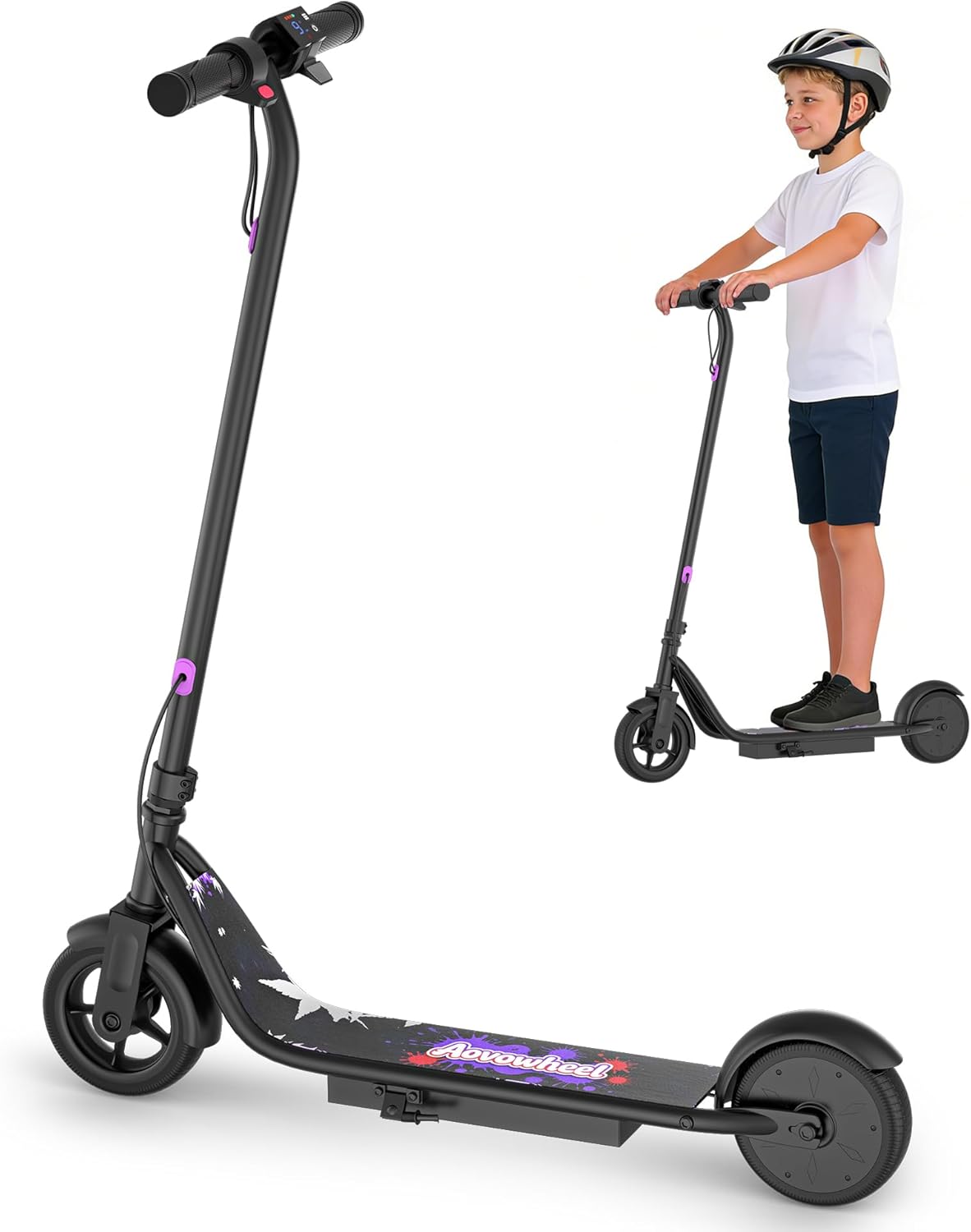 Electric Scooter for Adults, Folding E Scooter with 350W/500W Motor 16/24 Mph Top Speed, Max 19-23 Miles Long