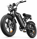All-Terrain 20" Fat Tire Electric Bike – 750W Continuous / 1000W Max Motor, 48V 15Ah Removable Battery, 60-Mile Range Adult E-Bike (UL2849 Certified)