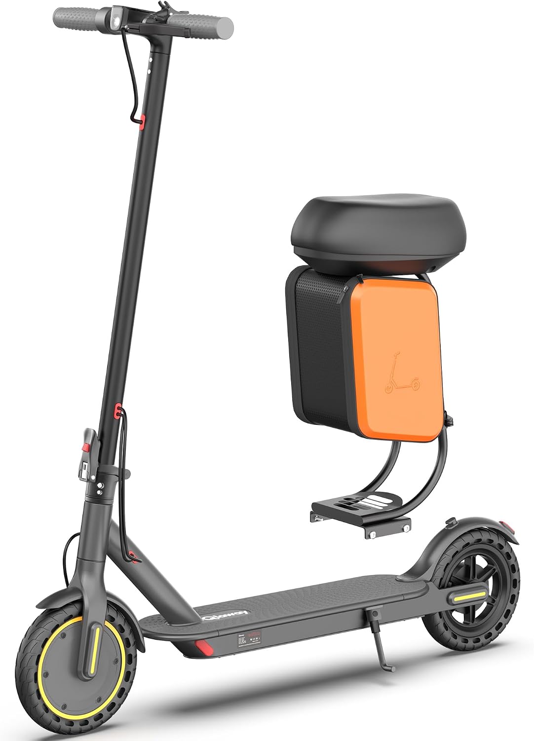 Electric Scooter with Seat for Adults, 19MPH, 700W Peak Motor, 15/22 Miles Long Range