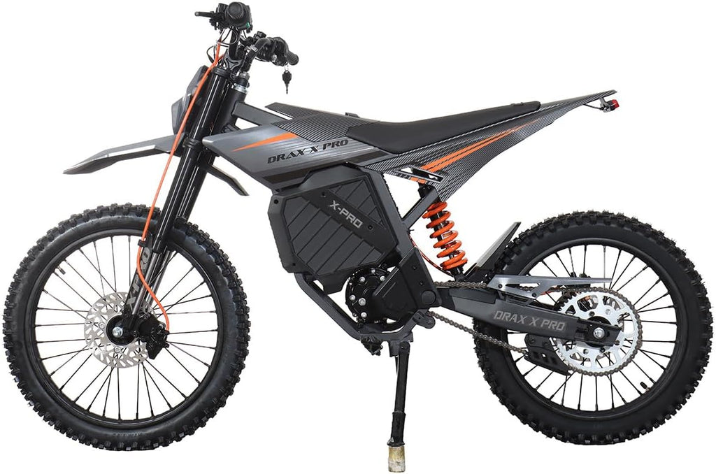 Electric Dirt Bike,Mid- Drive Motor, 55 Mph Max Speed, 72V 30AH