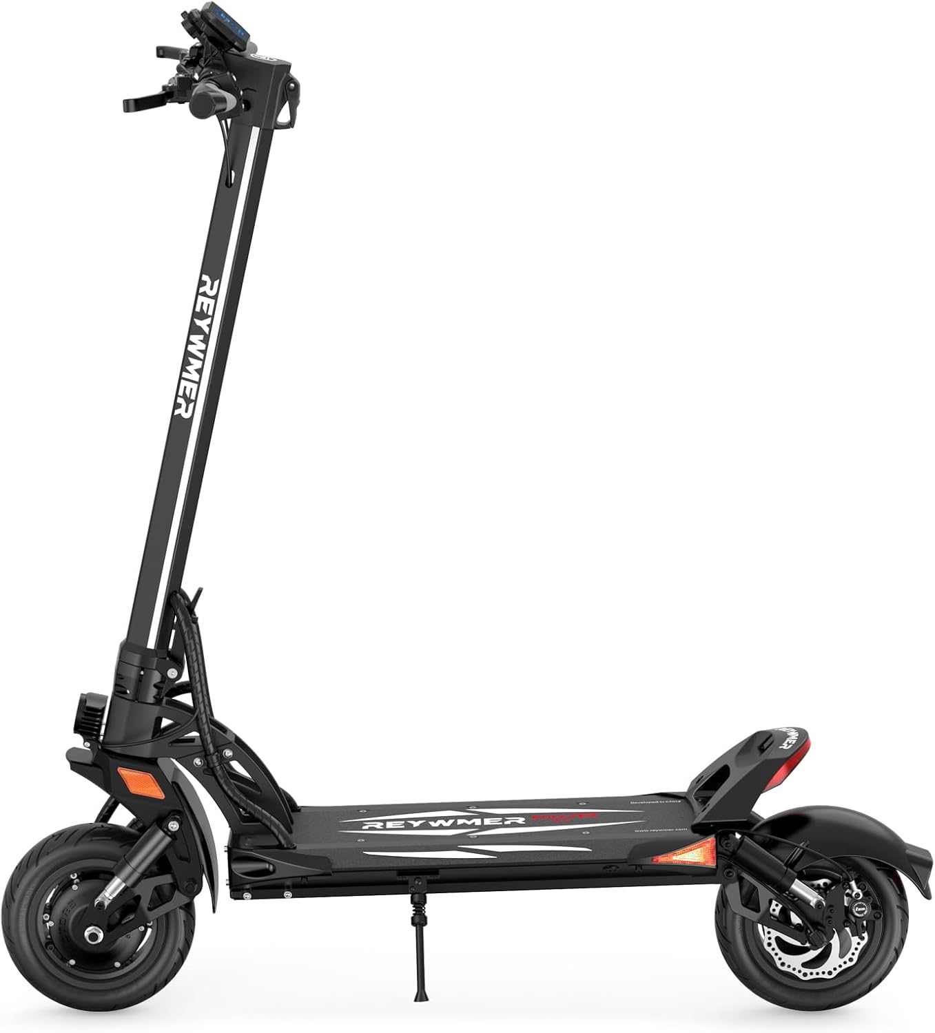 10" Off-Road Dual Motor Electric Scooter – 4000W Peak High-Performance Quick-Fold Scooter with 360° Safety Lighting