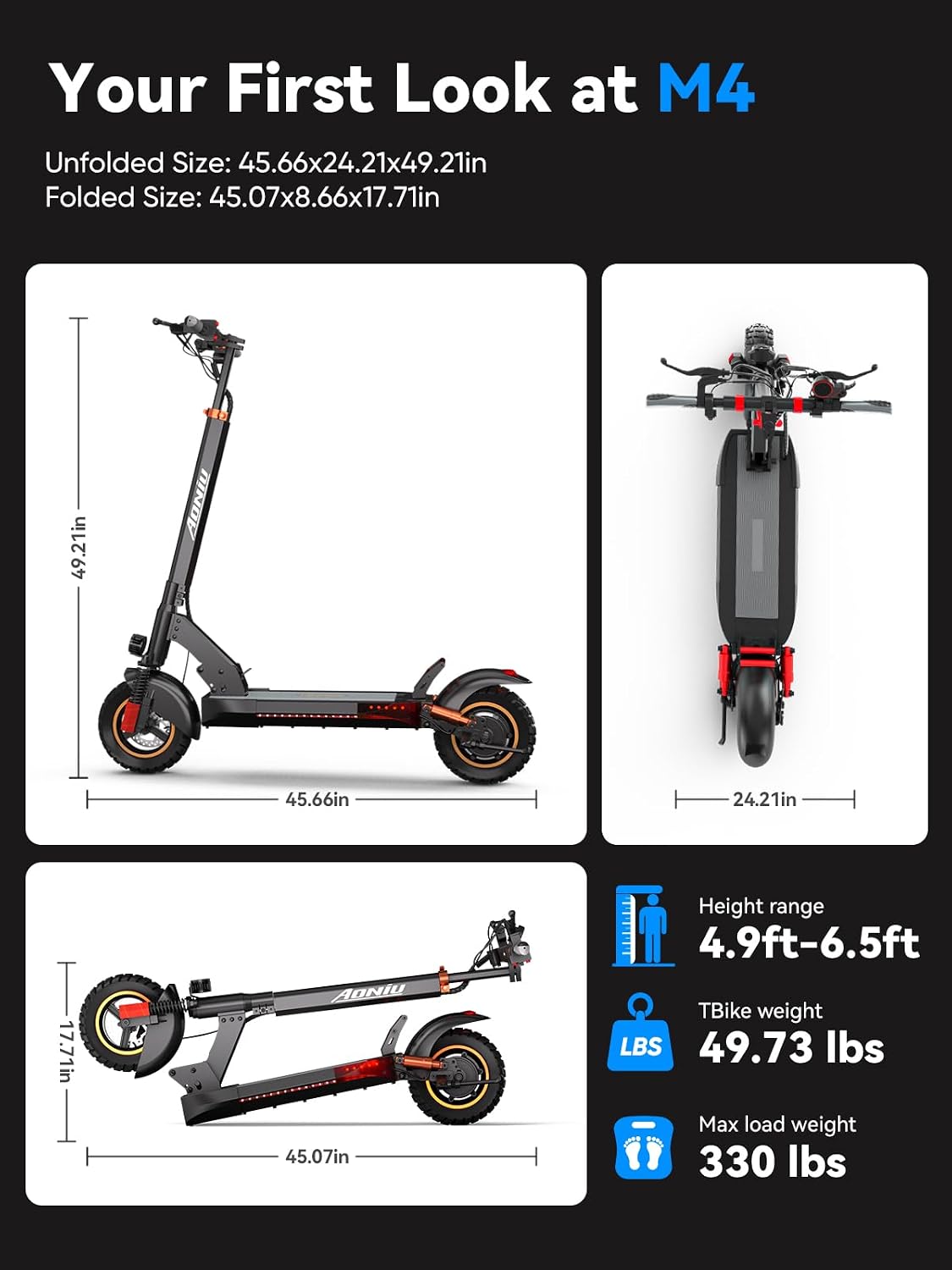 All-Terrain Folding Electric Scooter with Seat | 28 MPH High-Speed Commuter | 330 lbs Heavy Duty Capacity & 31-Mile Range