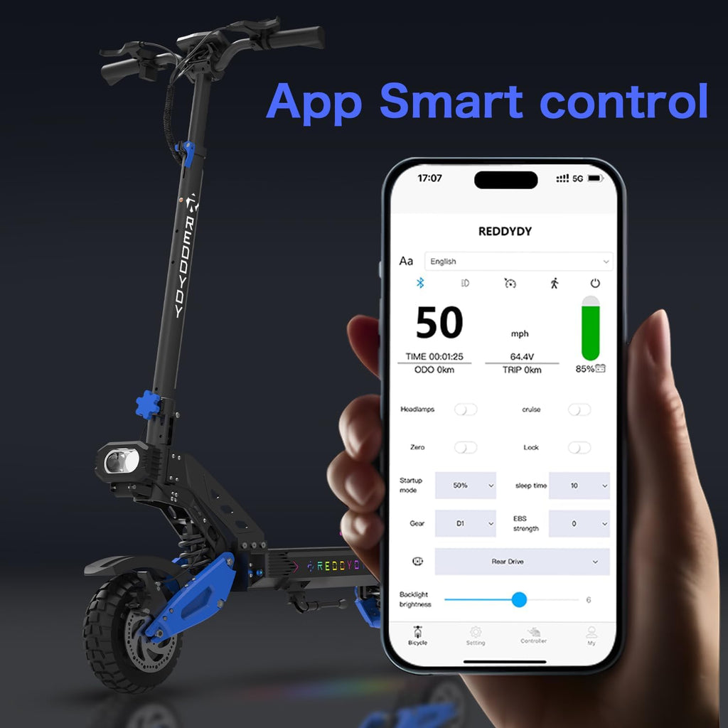 5000W Dual Motor Off-Road Electric Scooter | 50 MPH High-Performance Adult Scooter