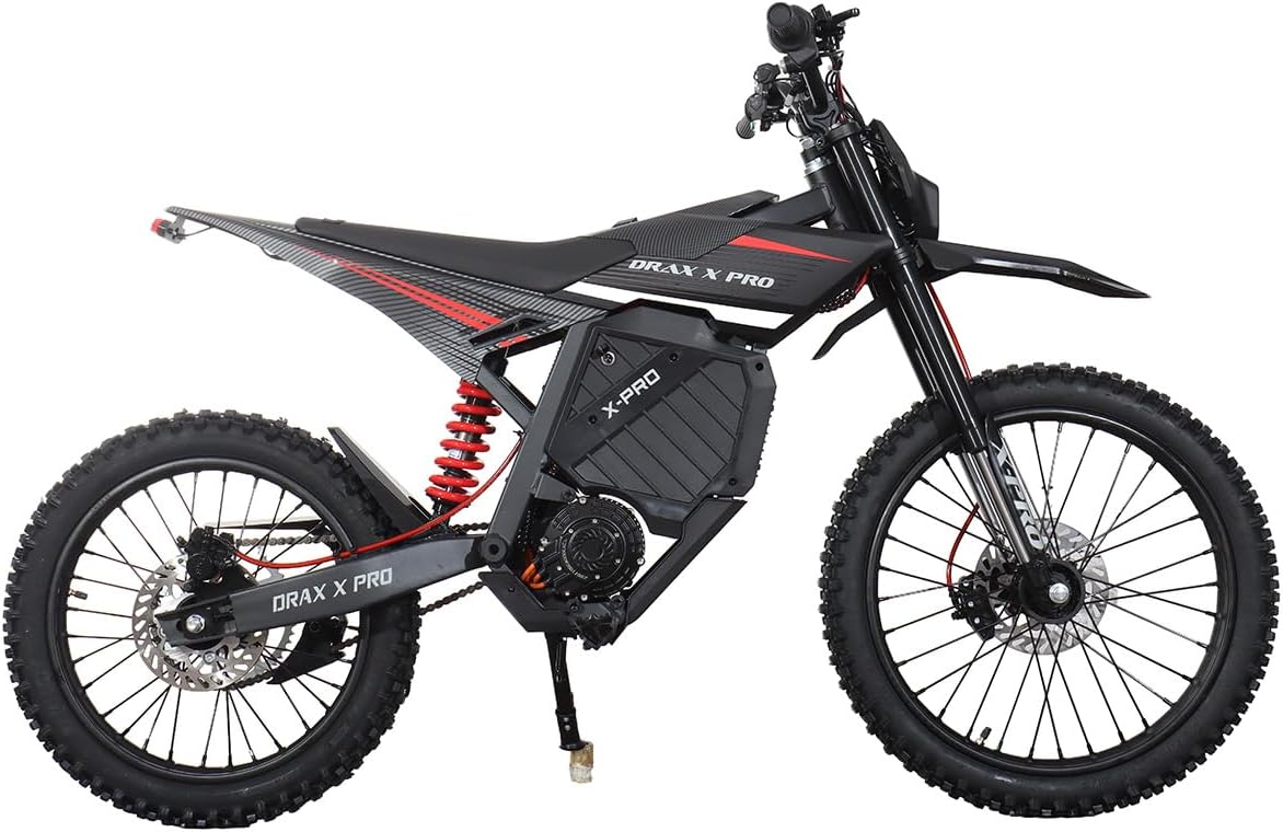 Electric Dirt Bike 6600W – Teens & Adults Off‑Road E‑Bike with 55+ MPH Max Speed, Long Range
