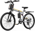 26" Folding Adult Electric Bike – 750W Peak, 20 MPH, Up to 50-Mile Range, Full Suspension & Dual Disc Brakes (UL 2849 Certified)