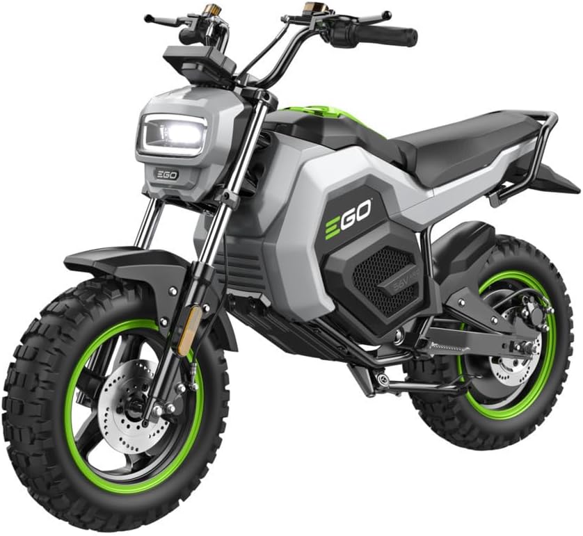 Rear-Suspension Adult Electric Mini Bike – Dual Battery Ports, High-Output Motor (Tool Only)
