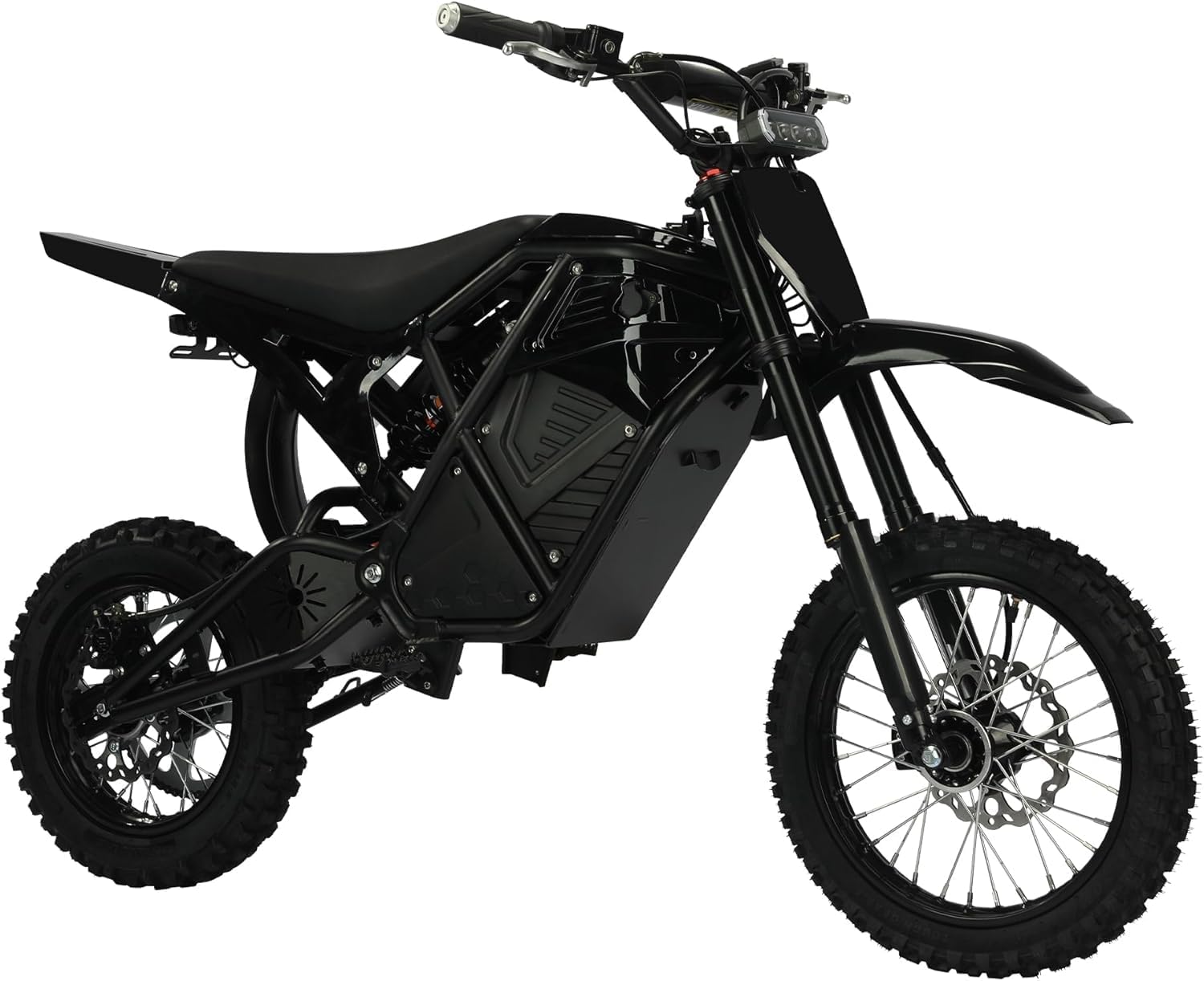 Electric Dirt Bike for Adults & Teens, 2200W Peak Ebike, 48V 22.5Ah, 37 MPH, 45 Miles, 14"/12" Tire Off-Road Electric Motorcycle, Dual Hydraulic Brakes, Fit Age 13+