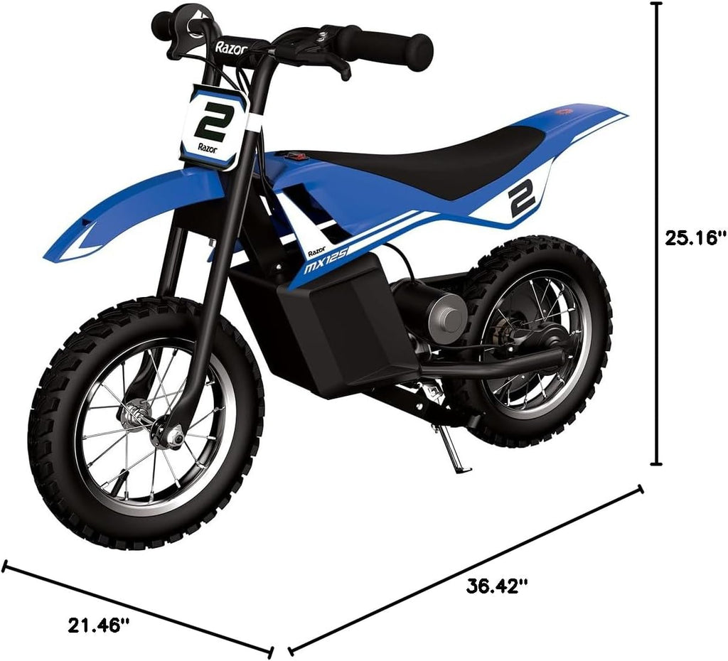Electric-Powered Bike with Authentic Motocross Geometry, Rear-Wheel Drive,100-watt, high-Torque