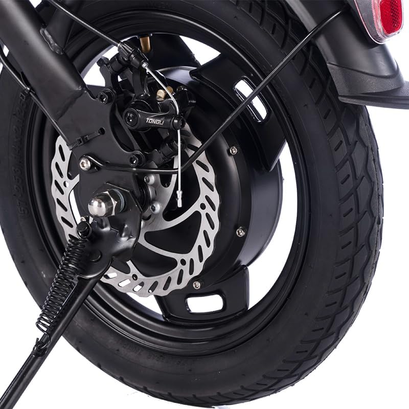 14-inch Compact Folding Electric Bicycle – Heavy-Duty Alloy Steel E-Bike with 330 lb Weight Capacity