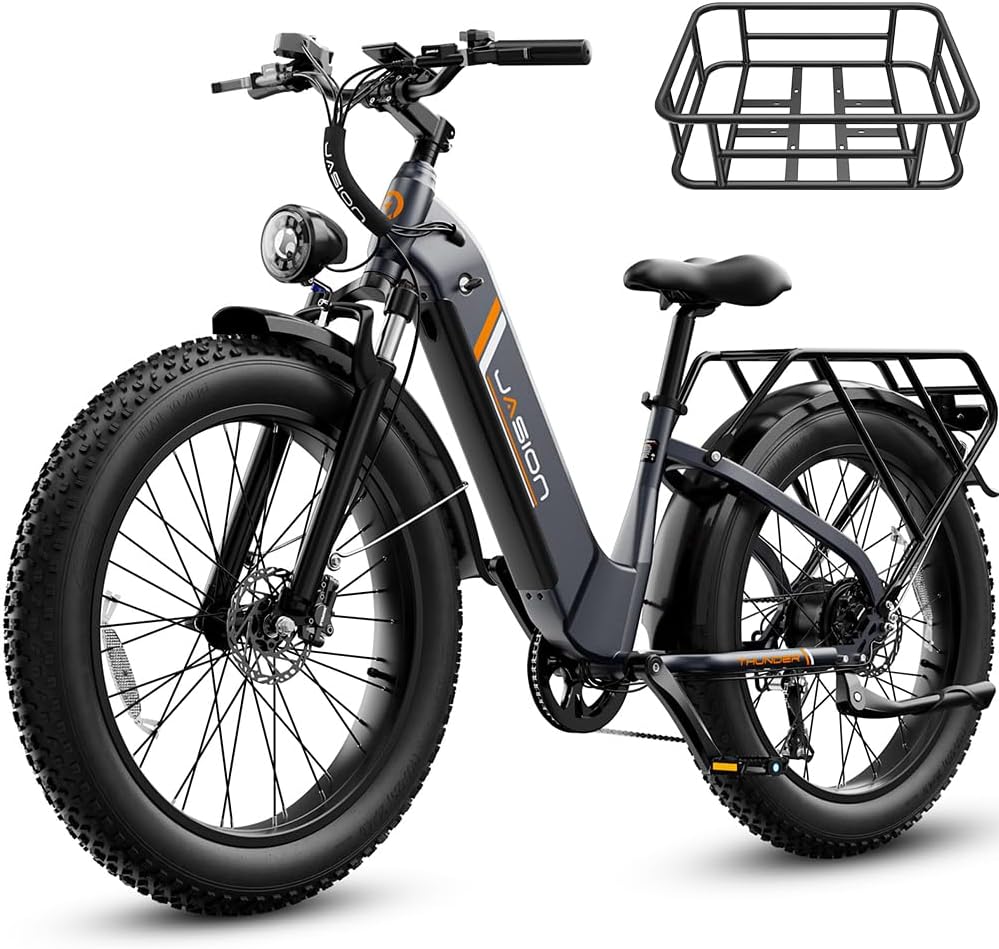 26" Fat Tire Electric Bike for Adults – 1800W Peak Motor, 864Wh Removable Battery All-Terrain E-Bike