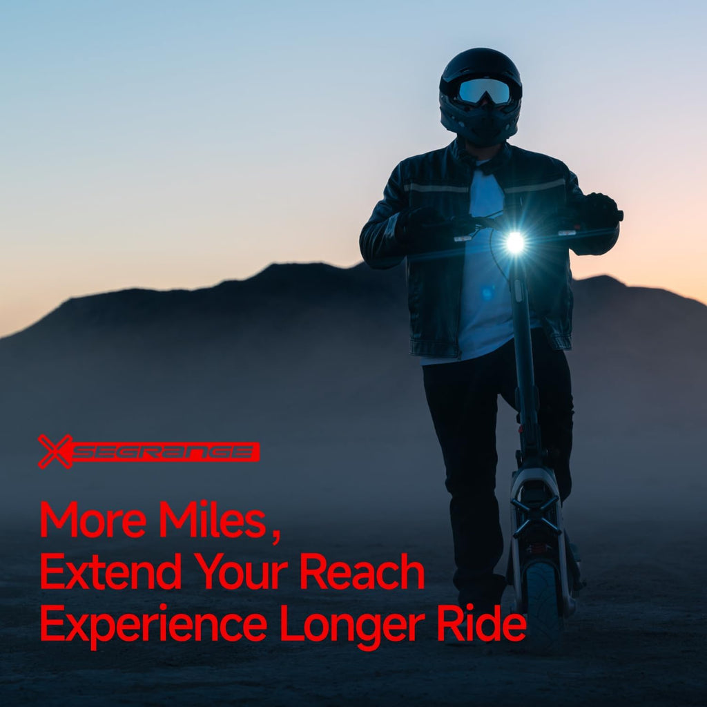 SuperScooter GT3, 31 MPH w/ 45-Mile Long Range, 2400W Peak Motor, Dual Hydraulic Suspension, Self-Sealing Tires, Flash Charging Electric Scooter for Adults, UL 2272/2271 Certified, Gen3