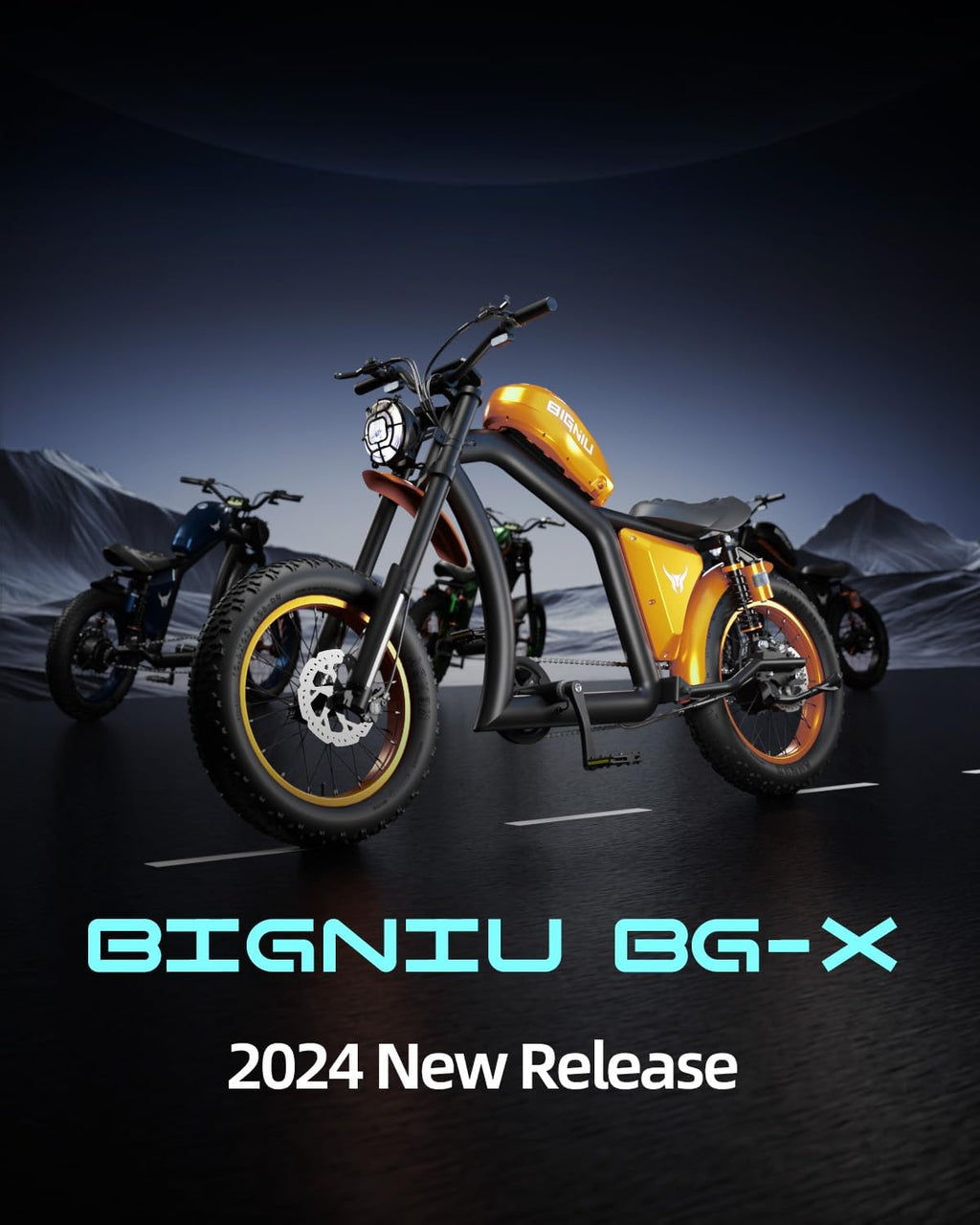 Dual Suspension Electric Bike with Turn Signals | 1500W Motor & 48V High-Capacity Battery
