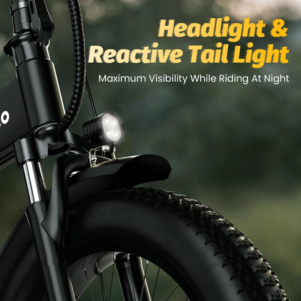 750W Folding Fat Tire Electric Bike | 48V High-Capacity E-Bike for Adults