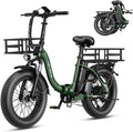 Folding Step-Thru All-Terrain Electric Bike | Peak 1400W 20" Fat Tire Adult E-Bike