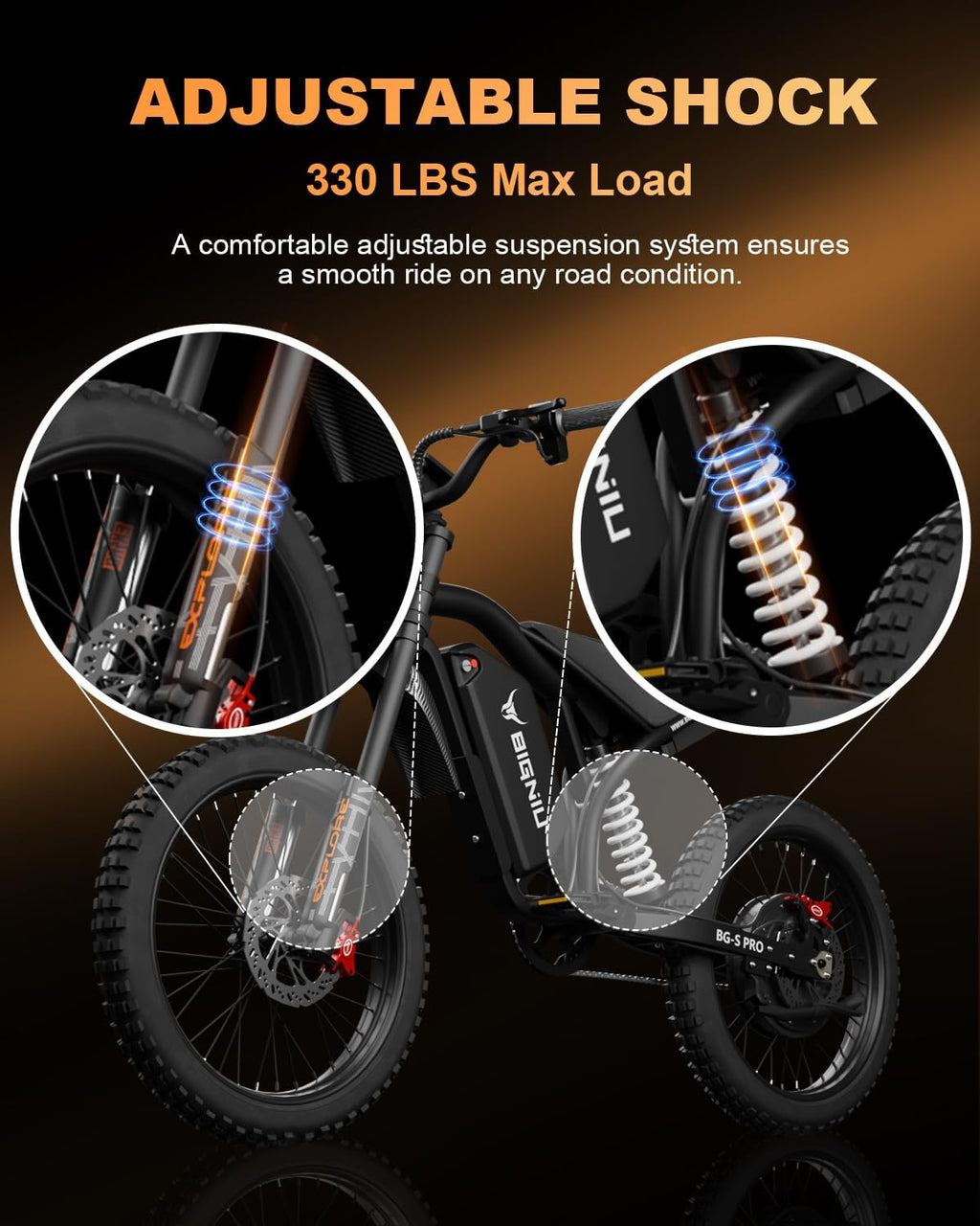 19" Aluminum Electric Dirt Bike – 3000W Peak High-Performance Off-Road & Urban E-Bike