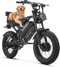 All-Terrain 20" Fat Tire Electric Bike – 5000W Peak Dual Motor, 36MPH Max Speed, 48V 38Ah Removable Battery, 85+ Miles Range