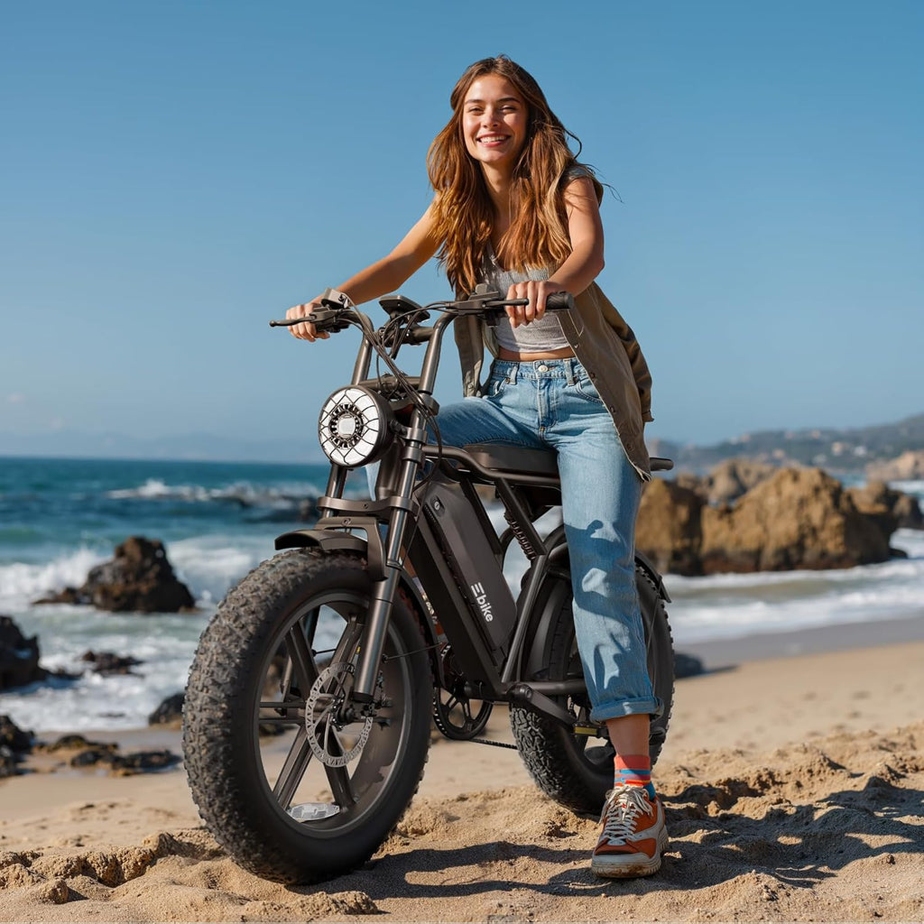 Electric Bike for Adults, 1500W Peak Motor 60 Miles Fat Tire Ebike with 48V 15Ah