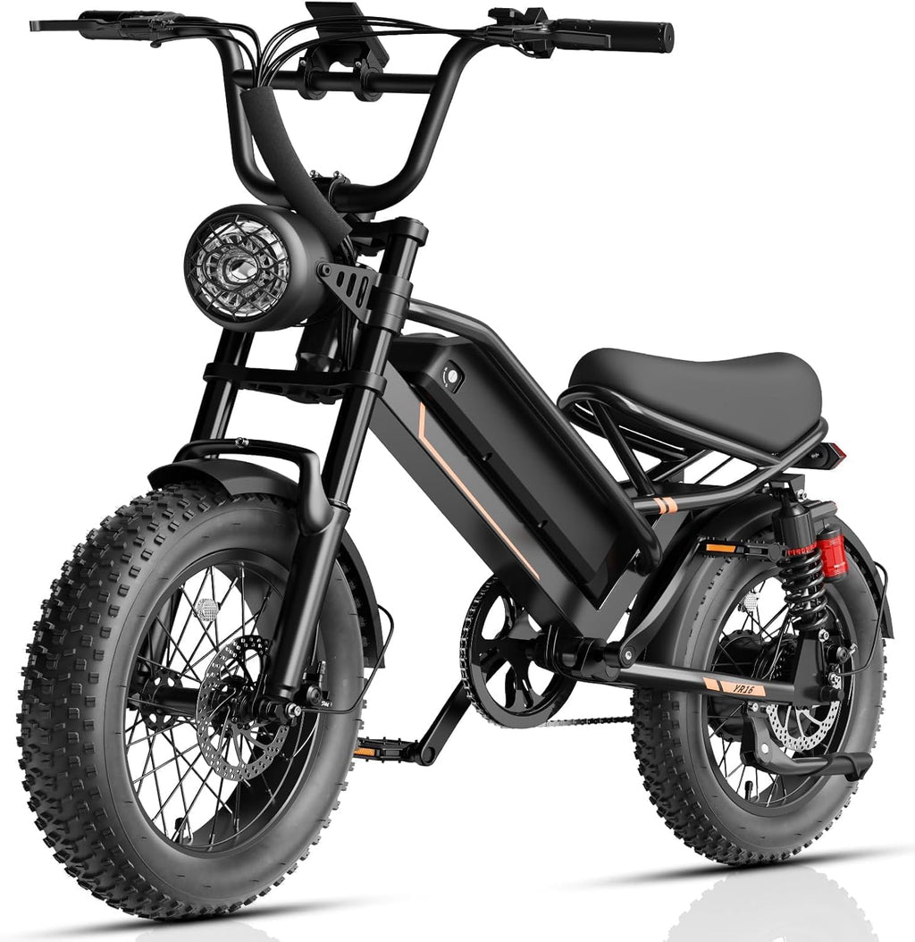 All-Terrain Moped-Style Electric Dirt Bike | 2000W-3000W Peak High-Power Fat Tire E-Bike