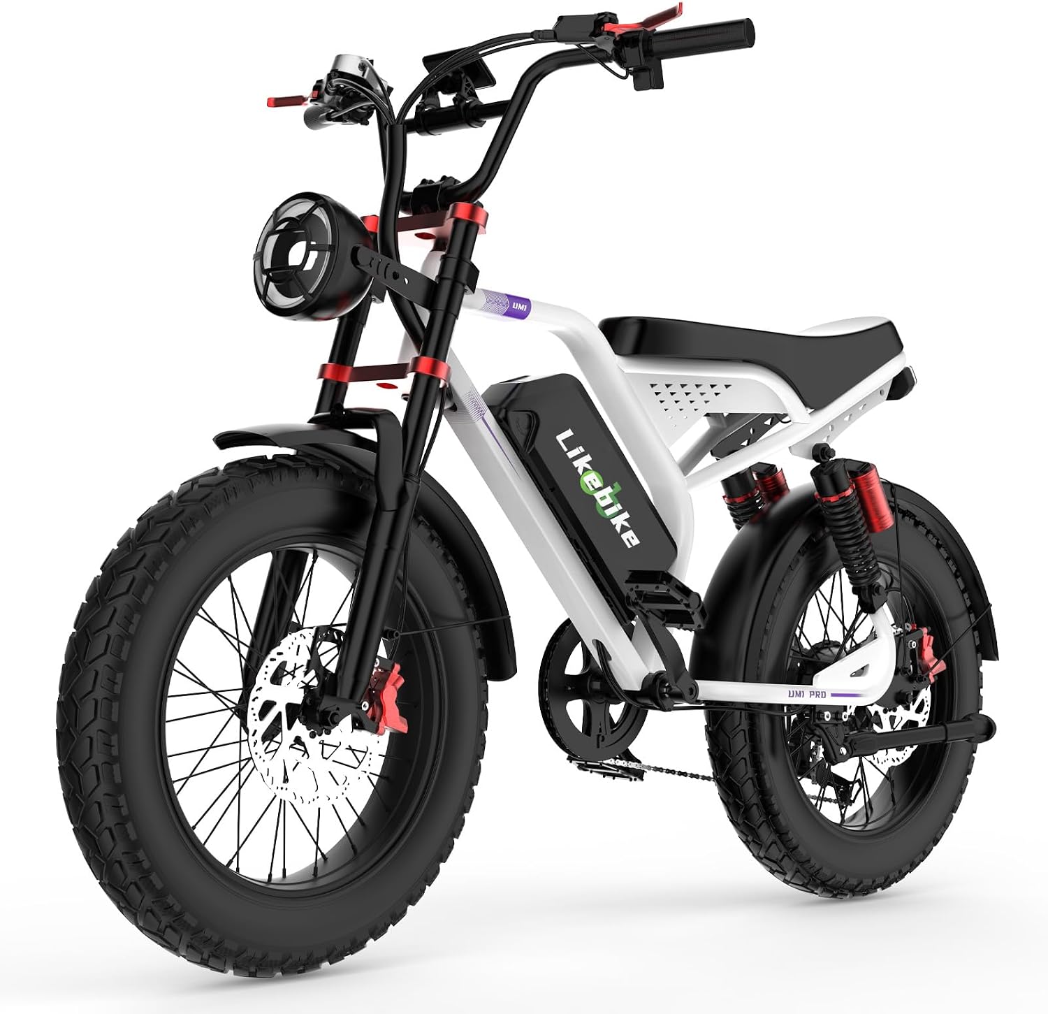 High-Power All-Terrain Fat Tire Electric Bike | Custom Motor & Battery Options for Adults