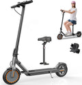 Electric Scooter, Folding E Scooter for Adults with Seat, 350W Motor, 8.5" Solid Tires
