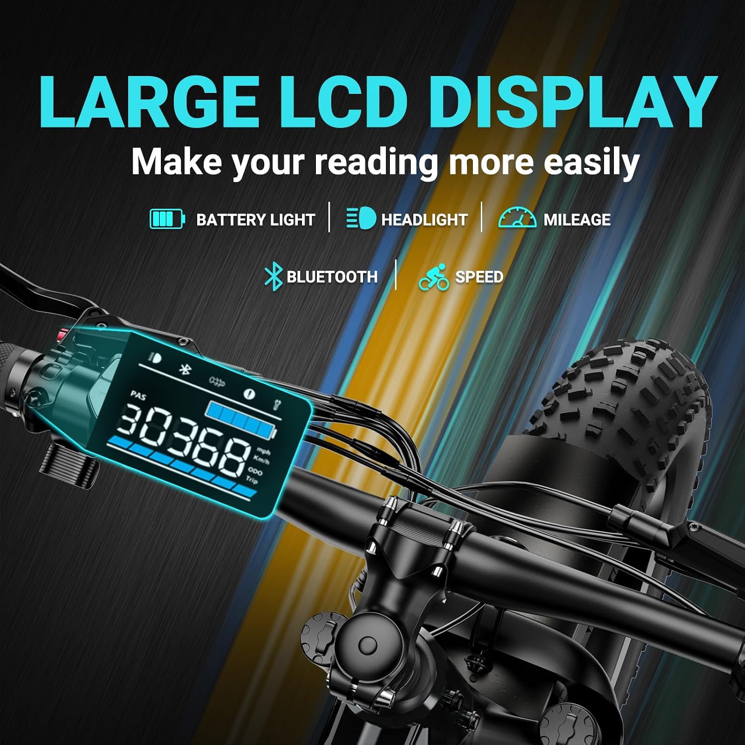 26" All-Terrain Fat Tire Electric Bike – Peak 1500W Motor & Smart App Connectivity