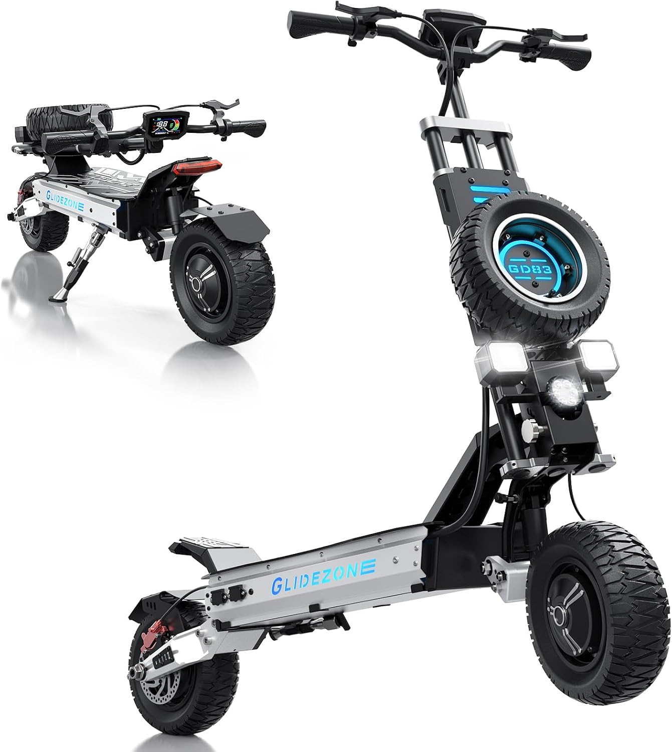 5600W Dual Motor Off-Road Electric Scooter | 60MPH High-Speed Folding Adult E-Scooter