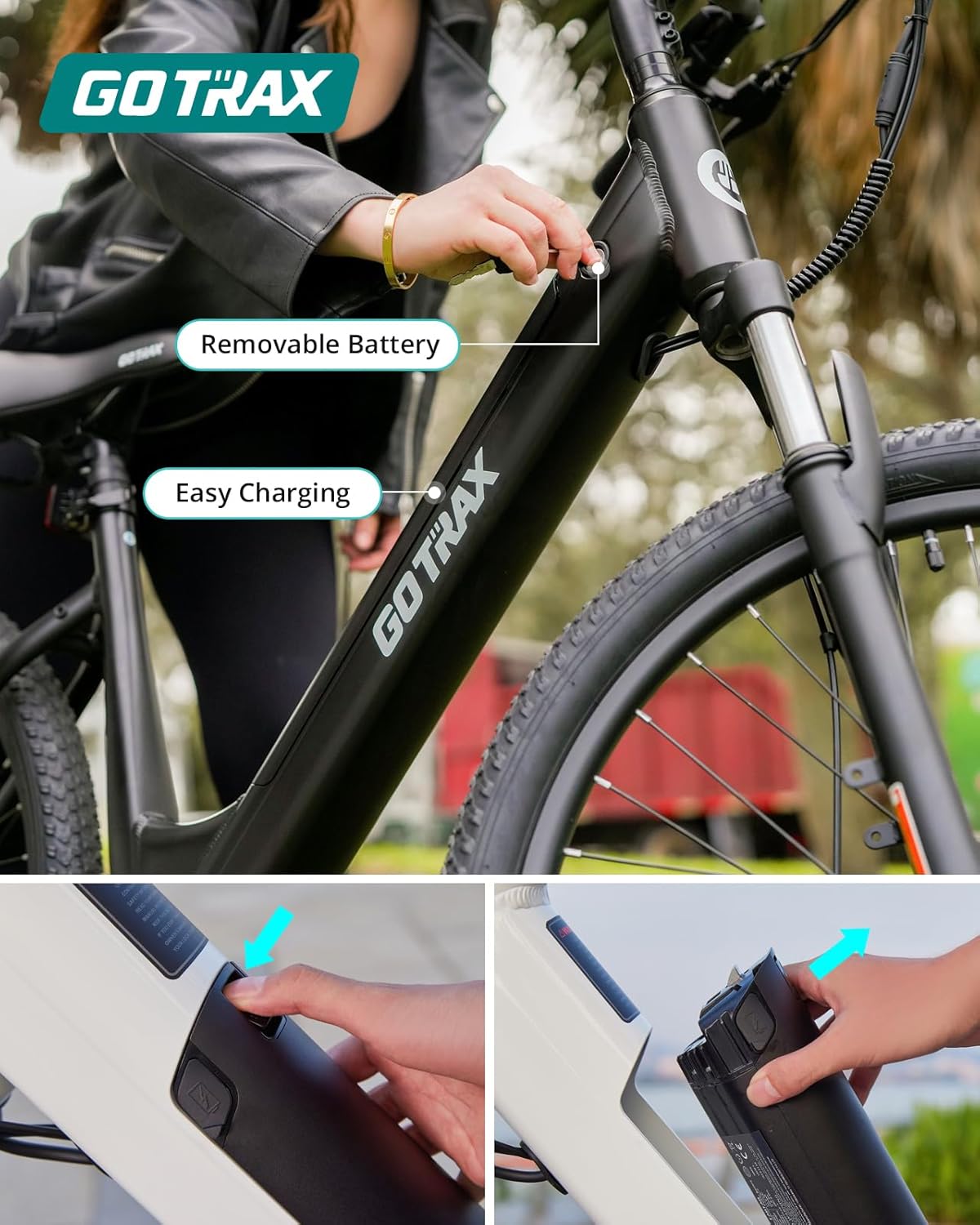 Electric Bike, Max Range 30Miles(Pedal-assist1) & 20Mph Power by Peak 500W