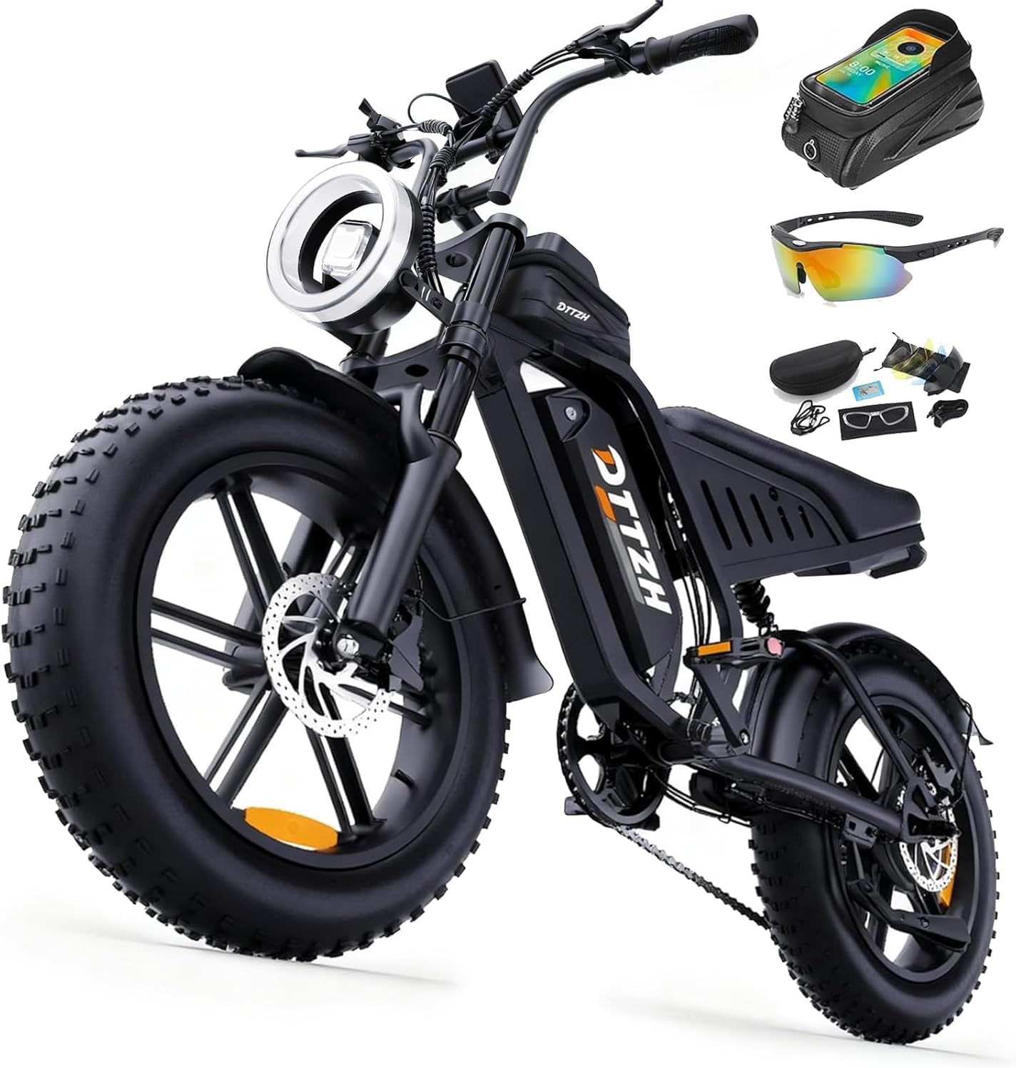 F6/F6S/F6PRO Electric Bike for Adults with NFC & Password Unlock, 4000/2000/1500W, 60V 30Ah