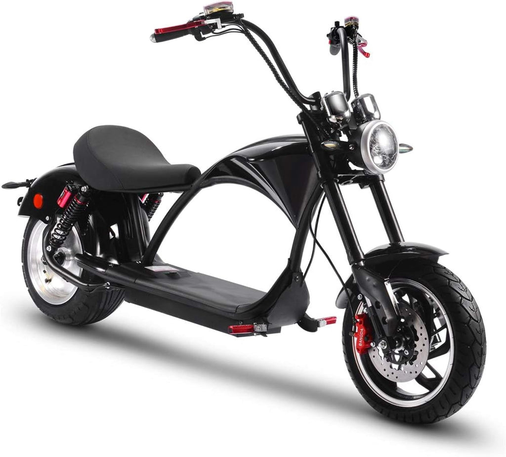 2500W Lowboy Electric Cruiser Scooter – 60V 20Ah Power System (Sleek Black)