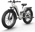 960W Peak Full Suspension Step-Through E-Bike | 26" Fat Tire 48V 20Ah Mountain Electric Bike