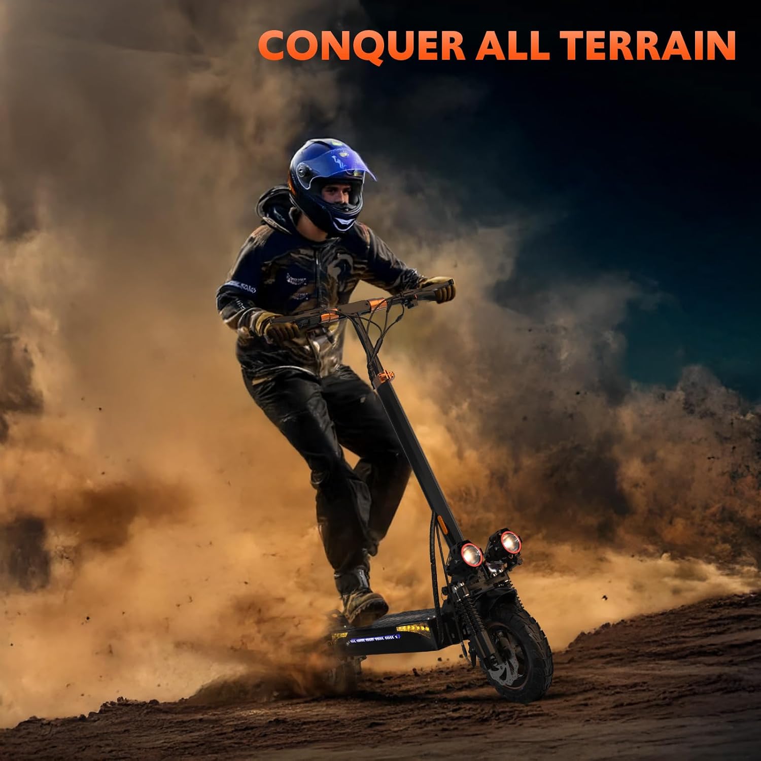 Electric Scooter for Adults, 1200W-2000W Motor, 31-40+ Mile Range, 10.5-11" All-Terrain Tires & Dual Suspension