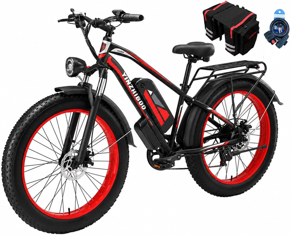 26" All-Terrain Fat Tire Electric Mountain Bike | Peak 2000W UL2849 Certified Adult E-Bike