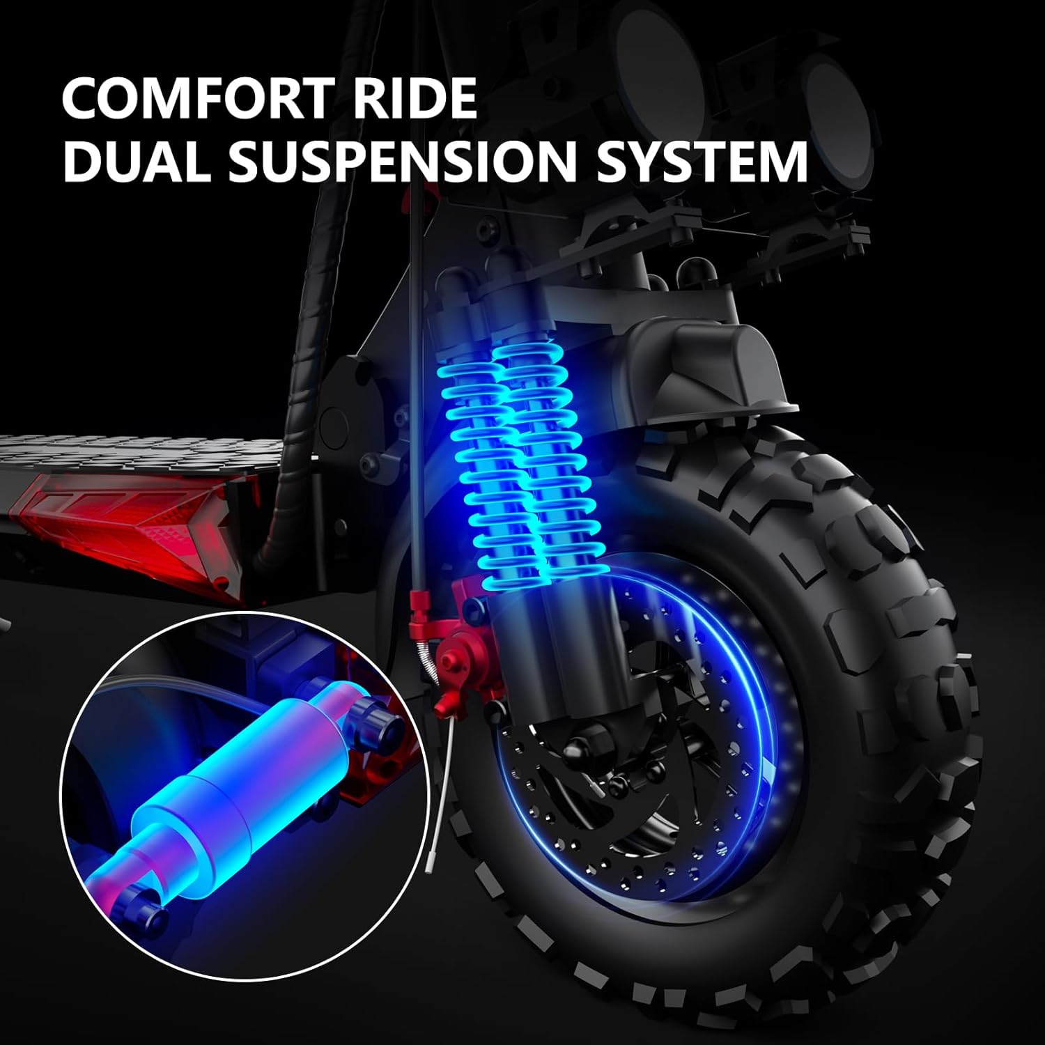 Electric Scooter Adults, 37 Miles Long Range, 34 Mph Max Speed, 11" Off-Road Tires,48V 18/21AH Big Battery,1200W/1600W Motor, Dual Braking System,Folding Commuter E Scooter