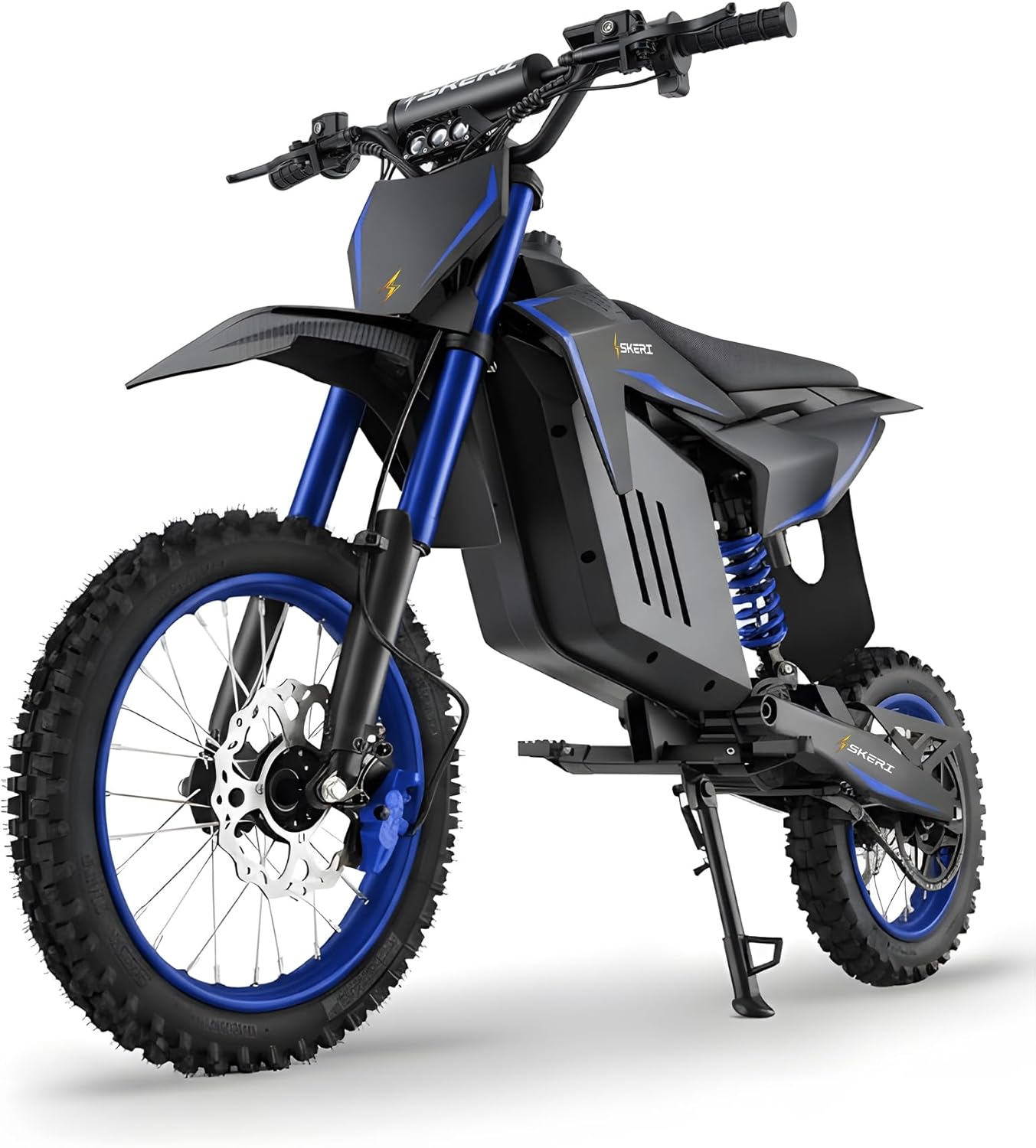 Electric Dirt Bike for Adults & Teens, 14"/12" Fat Tire 3200W Motor 37MPH Off-Road EBike, 48V