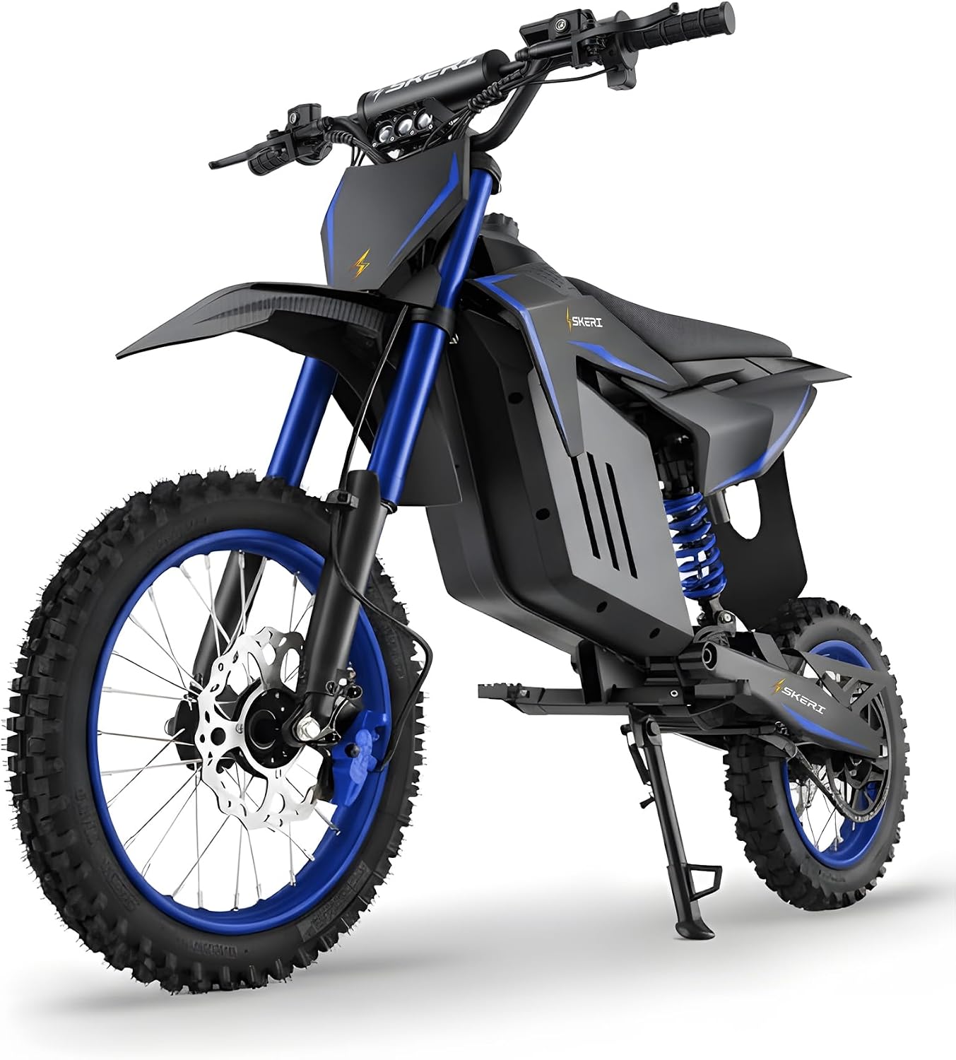 Electric Dirt Bike for Adults & Teens, 14"/12" Fat Tire 3200W Motor 37MPH Off-Road EBike, 48V 21Ah