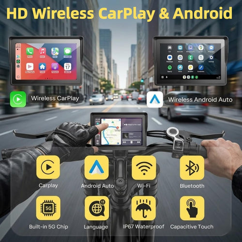 1500W Peak Smart Electric Bike with CarPlay & Android Auto | 20" Fat Tire 48V 15Ah Dual Suspension E-Bike (UL 2849 Certified)
