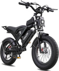 Electric Bike with Dual Hydraulic Brakes, 20" Fat Tire All-Terrain for Commuting E-Bicycle