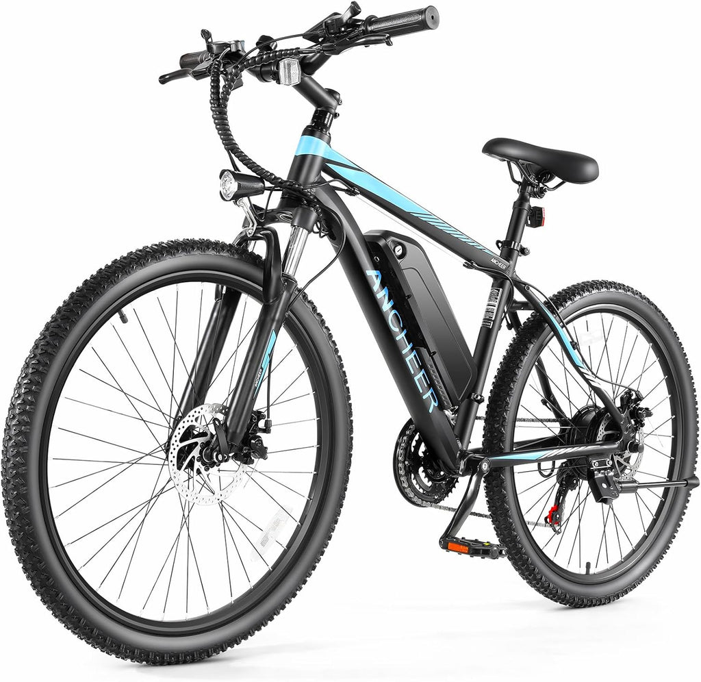 Electric Bike for Adults, Electric Mountain Bike, 26" Sunshine Ebike, 19.8MPH Electric Bicycle with 48V/374Wh