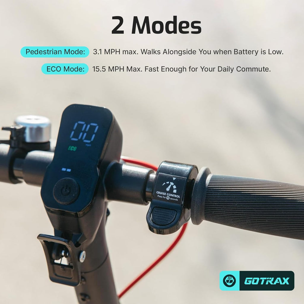 Electric Scooter for Adults, Max 12 Mile Range & 15.5Mph by 250W Motor, 8.5" Front Air & Rear