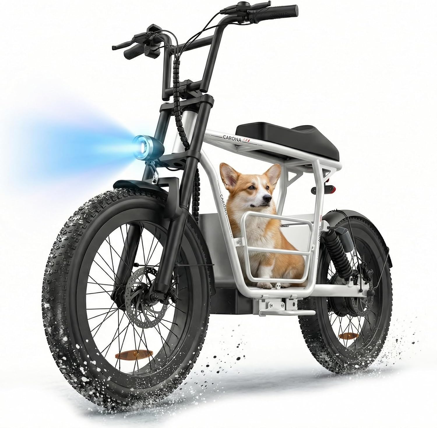 Adult Electric Utility Scooter with Seat – 1000W Peak, 25-Mile Range, 20 MPH, Cargo Basket & Comfort Suspension (UL 2272 Certified)