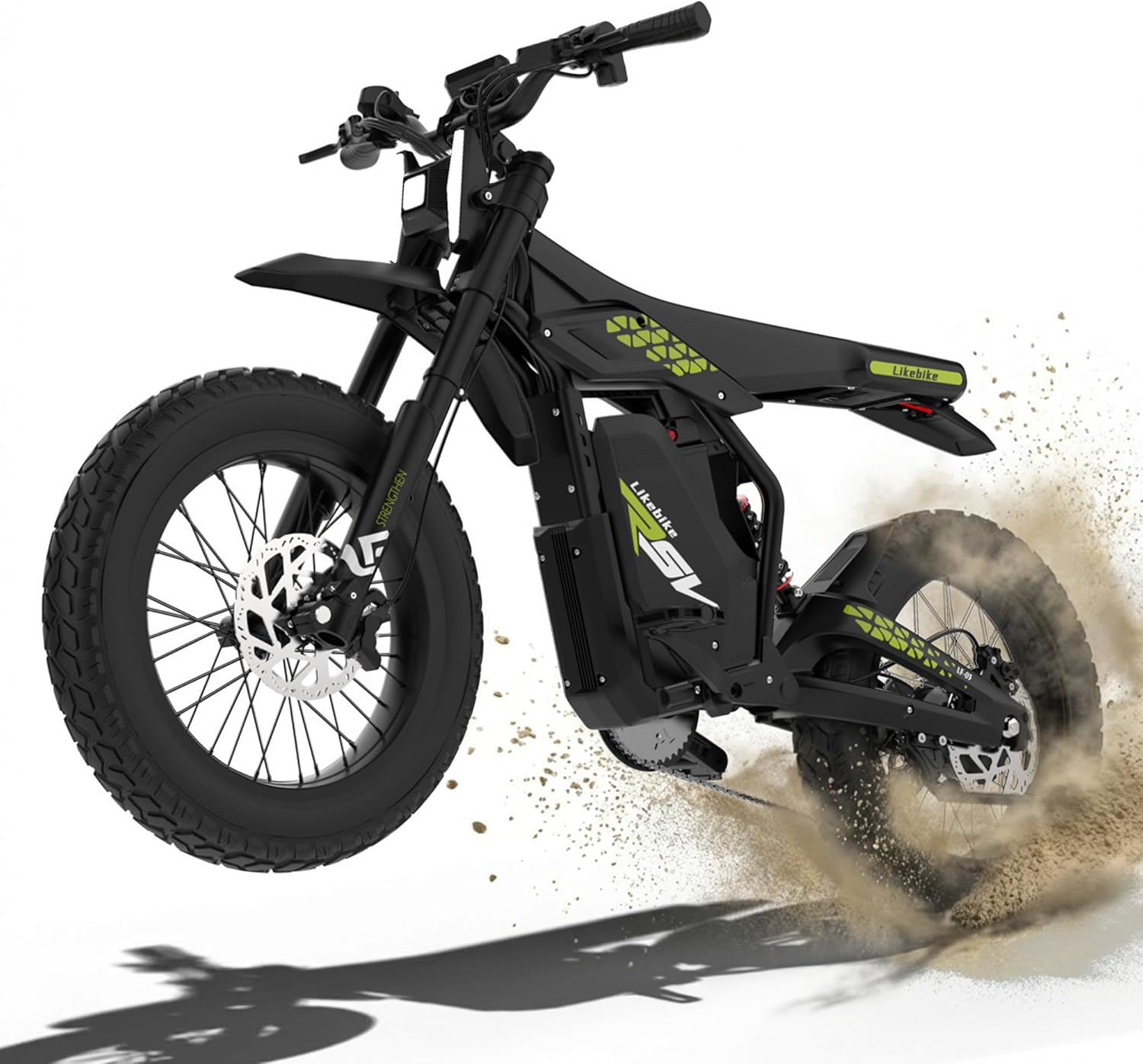 Electric Dirt Bike 2000W/3000W, 48V 23Ah