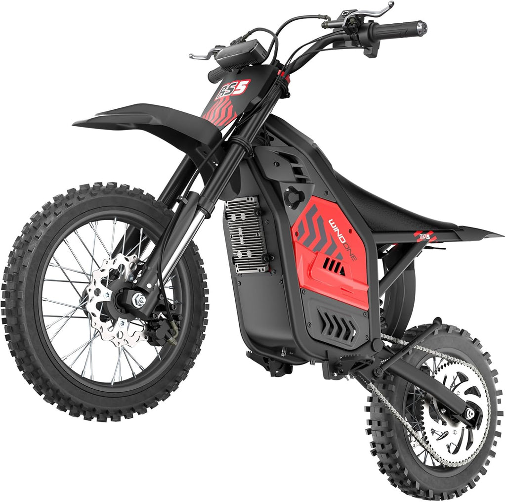 Electric Dirt Bike, 2200W 37MPH Electric Motorcycle, 48V/22.5Ah