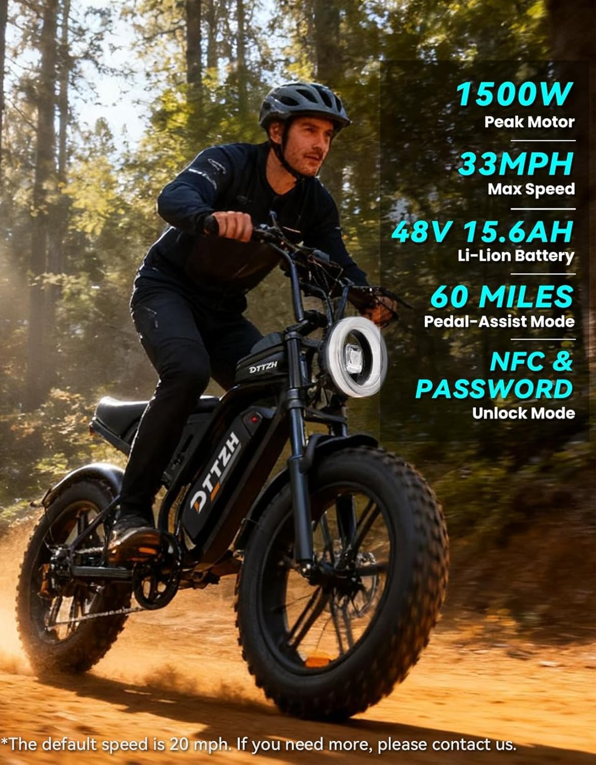F6/F6S/F6PRO Electric Bike for Adults with NFC & Password Unlock, 4000/2000/1500W, 60V 30Ah