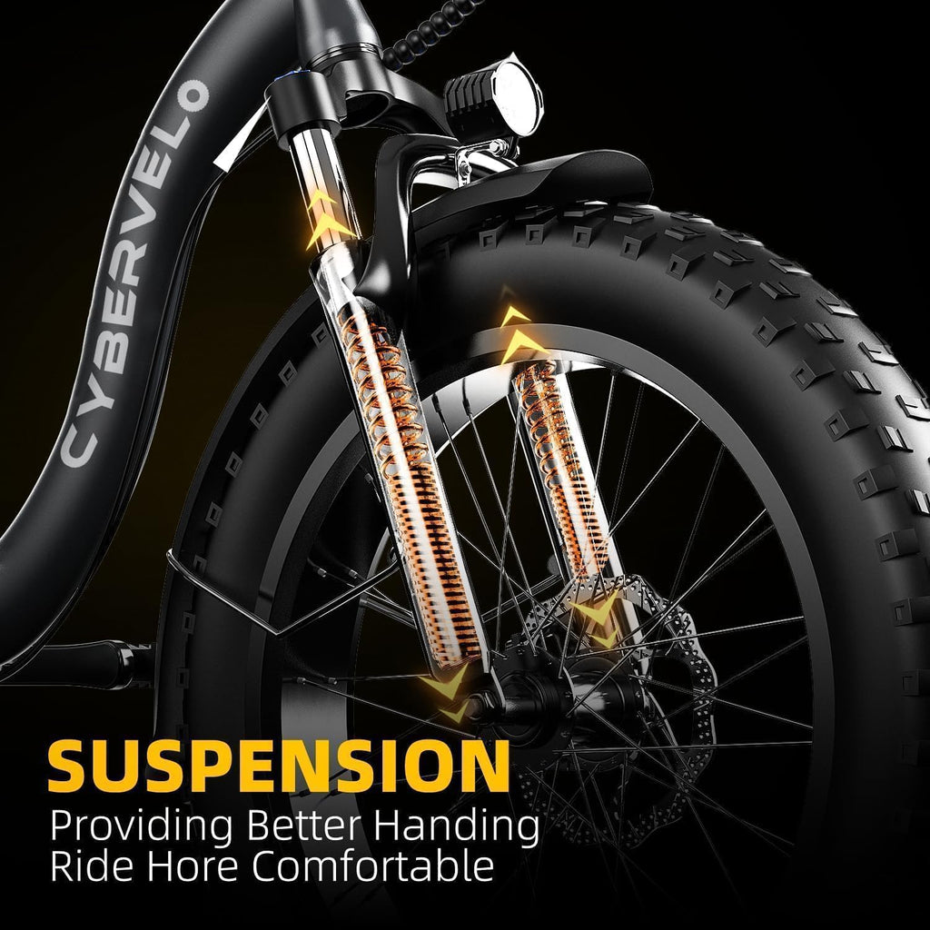 Foldable Fat Tire Electric Bike | High-Capacity Removable Battery, Long Range