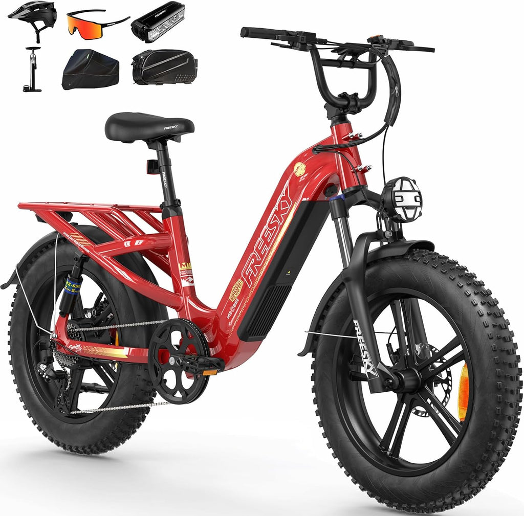High-Performance Long-Range Step-Thru Electric Cruiser Bike